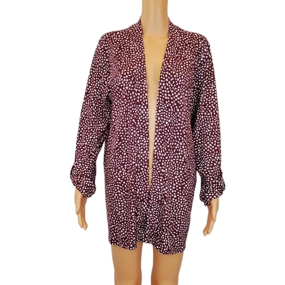 Kim Roger's long sleeve open front cardigan sweater - Picture 1 of 9